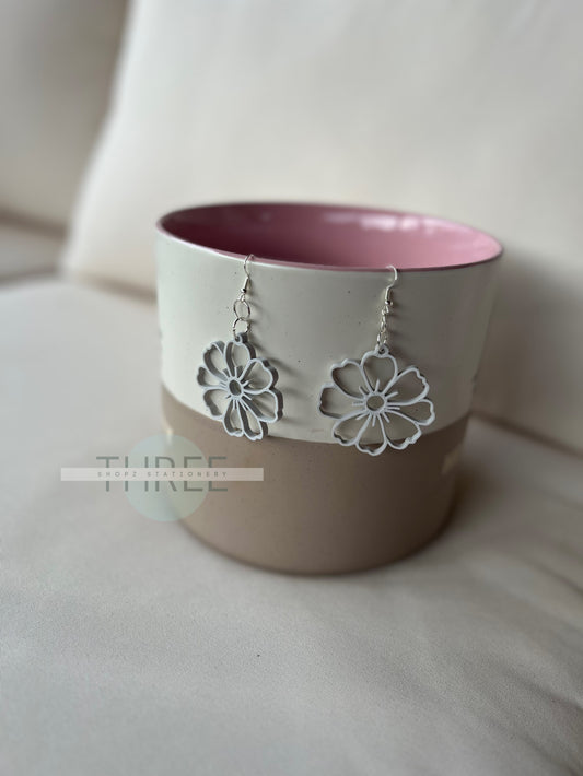 Lotus Petal Flower Earrings