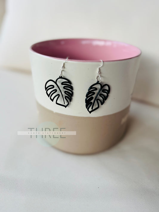Leaf Flower Earrings